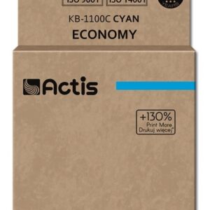 Actis KB-1100C rašalas (pakaitinis Brother LC1100C/980C; standartinis; 19 ml; mėlynas)