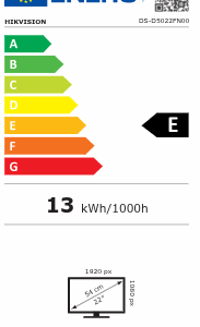 Hikvision LED monitorius DS-D5022FN00 21,5“ - Image 4