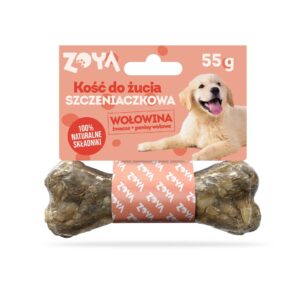 ZOYA Chewing bone Puppy Beef - skanėstas šuniui - 55g