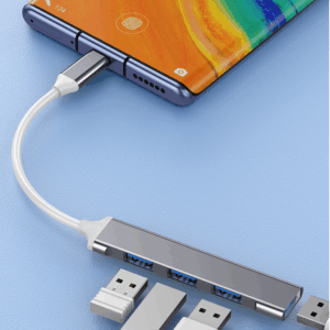 VAKOSS HUB USB-C TC-4125X 1XUSB 3.0 3XUSB 2.0 - Image 2