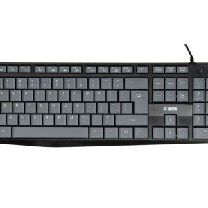 iBOX Eris USB klaviatūra, pilka ir juoda - Image 3