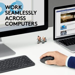 Logitech 910-004791 kompiuterio pelė Biuras Dešinės rankos RD belaidis ryšys + „Bluetooth“ Optinis 1000 DPI - Image 2