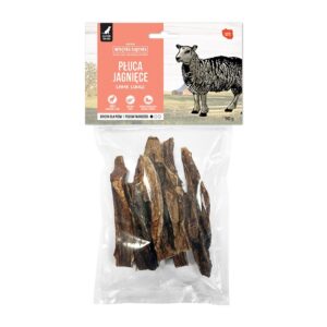 WIEJSKA ZAGRODA Lamb lungs - skanėstas šuniui - 90g