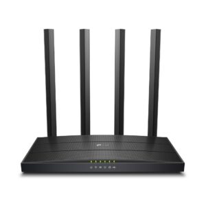 TP-Link Archer C6U belaidis maršrutizatorius Gigabitinis eternetas Dviguba juosta (2,4 GHz / 5 GHz) Juoda