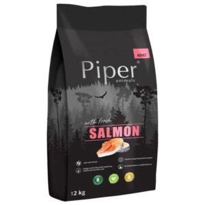 DOLINA NOTECI Piper Animals with salmon - sausas maistas šunims - 12 kg