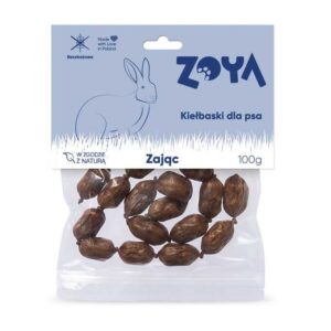 ZOYA Hare sausages - skanėstas šuniui - 100g