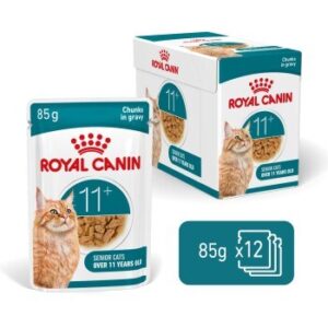 ROYAL CANIN Ageing 11+ Chunks in gravy - šlapias kačių maistas - 12x85g - Image 1
