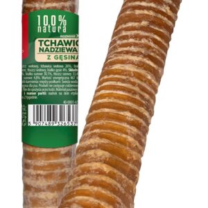 MACED Trachea stuffed with goose - šunų kramtymo žaislas - 150g