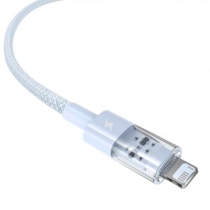 Baseus Gem USB ir IP 2,4A greitojo įkrovimo kabelis 1 m Mėlyna - Image 3