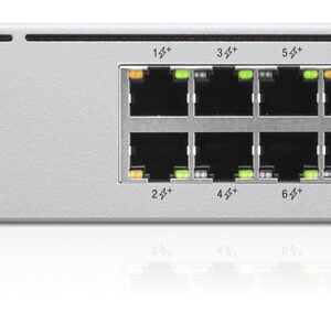 Ubiquiti UniFi 24-Port PoE Valdomas L2/L3 Gigabit Ethernet (10/100/1000) Maitinimas per Eternetą (PoE) 1U Sidabras