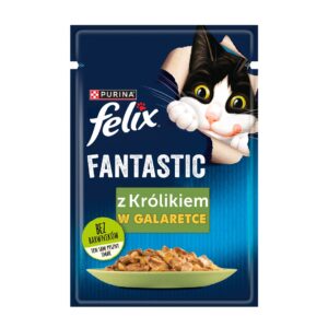 Purina Felix Fantastic  triušis drebučiuose - 85g