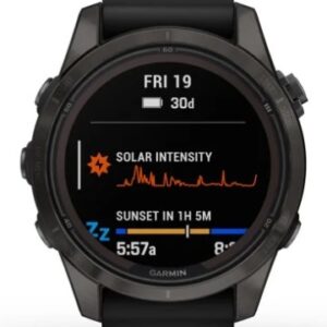 Garmin fēnix 7S Pro 3,05 cm (1.2") MIP 42 mm Skaitmeninis 240 x 240 pikseliai Lietimui jautrus ekranas Juoda „Wi-Fi“ GPS (palydovinis) - Image 2