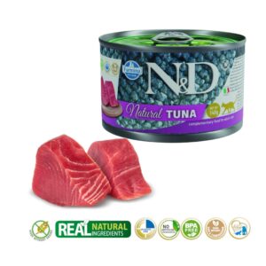 FARMINA N&D Cat Natural Tuna - drėgnas kačių maistas - 140 g - Image 2