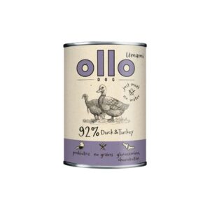 OLLO Umami Duck and turkey - drėgnas ėdalas šunims - 850g