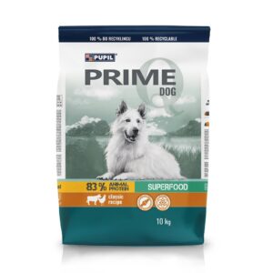 PUPIL Prime Mini Rich in poultry with beef - sausas maistas šunims - 10kg