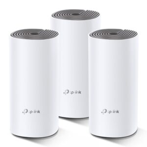 TP-Link Deco E4 (3-pack) Dviguba juosta (2,4 GHz / 5 GHz) Wi-Fi 5 (802.11ac) Balta, Pilka 2 Vidinis - Image 2
