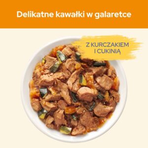 PURINA Cat Chow Chicken, Zucchini - drėgnas kačių maistas - 10x85 g - Image 3