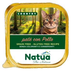 NATUA Country Chicken - šlapias kačių maistas - 100g