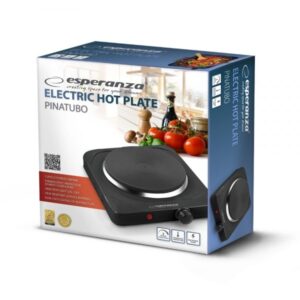 Esperanza EKH002K viryklė Juoda Stalviršis Hermetiška kaitlentė 1 zone(s) - Image 2