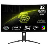 MSI MAG 321CUPDFDE, 31.5 inch Curved Gaming Monitor, 320Hz, Rapid VA, FreeSync Premium