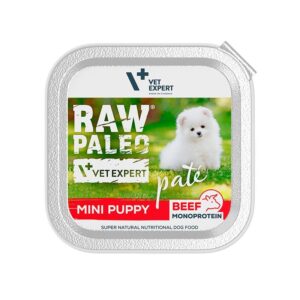 RAW PALEO Pate Mini Puppy Beef - šlapias maistas šuniukams - 150 g