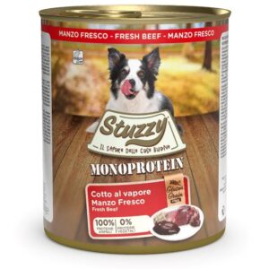 STUZZY Monoprotein Beef - šlapias šunų maistas - 800g
