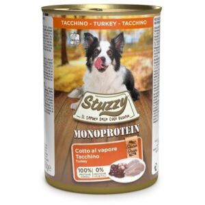 STUZZY Monoprotein Turkey - šlapias maistas šunims - 400 g