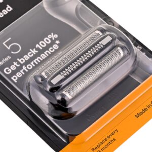 BRAUN Series 5 juodos spalvos elektrinio skustuvo keičiamoji galvutė, 54B - Image 3