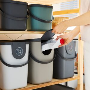 ROTHO Albula Dark green - atliekų rūšiavimo konteineris - 25l - Image 3