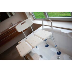 Vermeiren Kate Neįgaliųjų vežimėlių suoliukas su atlošu Baltas - Image 2