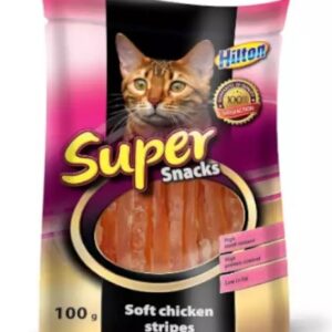 HILTON Soft chicken stripes - skanėstas katėms - 100g