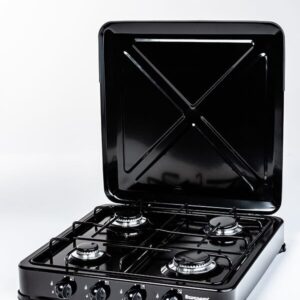 Ravanson K-04TB viryklė Juoda Stalviršis Dujinė 4 zone(s) - Image 2