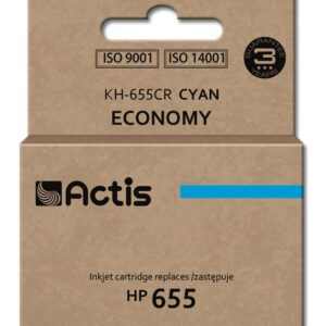 Actis KH-655CR rašalas (pakaitalas HP 655 CZ110AE; standartinis; 12 ml; mėlynas)