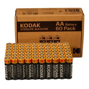 Kodak XTRALIFE alkaline AA battery (60 pack)
