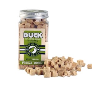 KIWI WALKER Freeze-dried treats Duck - skanėstas šuniui ir katei - 80g