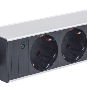 Intellinet 714020 maitinimo paskirstymo įrenginys 4 AC išvestis(ys / čių) 1U Pilka - Image 2