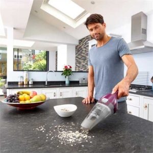 Black & Decker NVC115W rankinis dulkių siublys Pilka, Violetinė Bemaišis