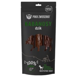 PAKA ZWIERZAKA Sausages Wild boar - skanėstas šuniui - 80g