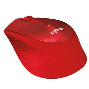 Logitech pelė M330 Silent Plus Red - Image 2