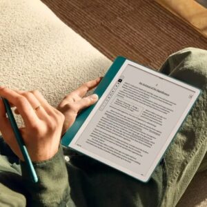 Ebook Naujasis „Kindle Scribe“ - 2024 m. laidos 10,2 colių neapakinamas 64GB „Wi-Fi“ (be užrakinto ekrano reklamų) su „Premium Pen Jade“ rašikliu - Image 2