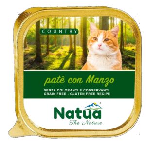 NATUA Country Beef - šlapias kačių maistas - 100g