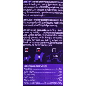 MACED Sport Up! Beef - skanėstas šunims - 300g - Image 2