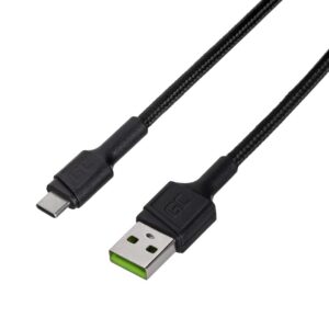 Green Cell KABGC30 USB kabelis USB 2.0 1,2 m USB C Juoda