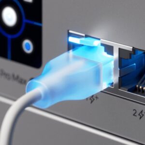 Ubiquiti UACC-Cable-Patch-EL-0.15M-W-24 tinklo kabelis Permatomas, Balta 0,15 m Cat6