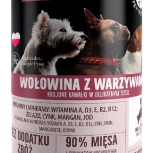 PET REPUBLIC Adult Medium & Small Beef with vegetables - šlapias maistas šunims - 400g