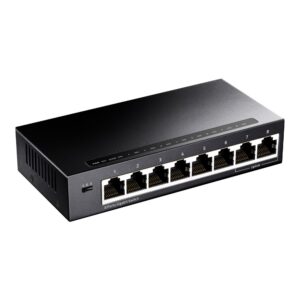 Cudy GS108 tinklo komutatorius Gigabit Ethernet (10/100/1000) Juoda - Image 2