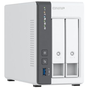 QNAP TS-216G NAS ir duomenų saugojimo serveris Tower Cortex-A Cortex-A55 4 GB HDD Balta - Image 3