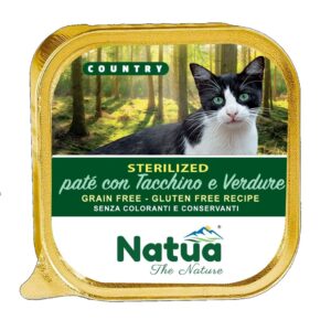 NATUA Country Sterilised Turkey with vegetables - šlapias kačių maistas - 100g