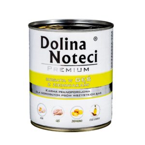 DOLINA NOTECI Premium Rich in goose with potatoes - Šlapias maistas šunims - 800 g