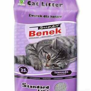 Certech Super Benek Standard Levandos - Sluoksniuotas kačių kraikas 25 l (20 kg)